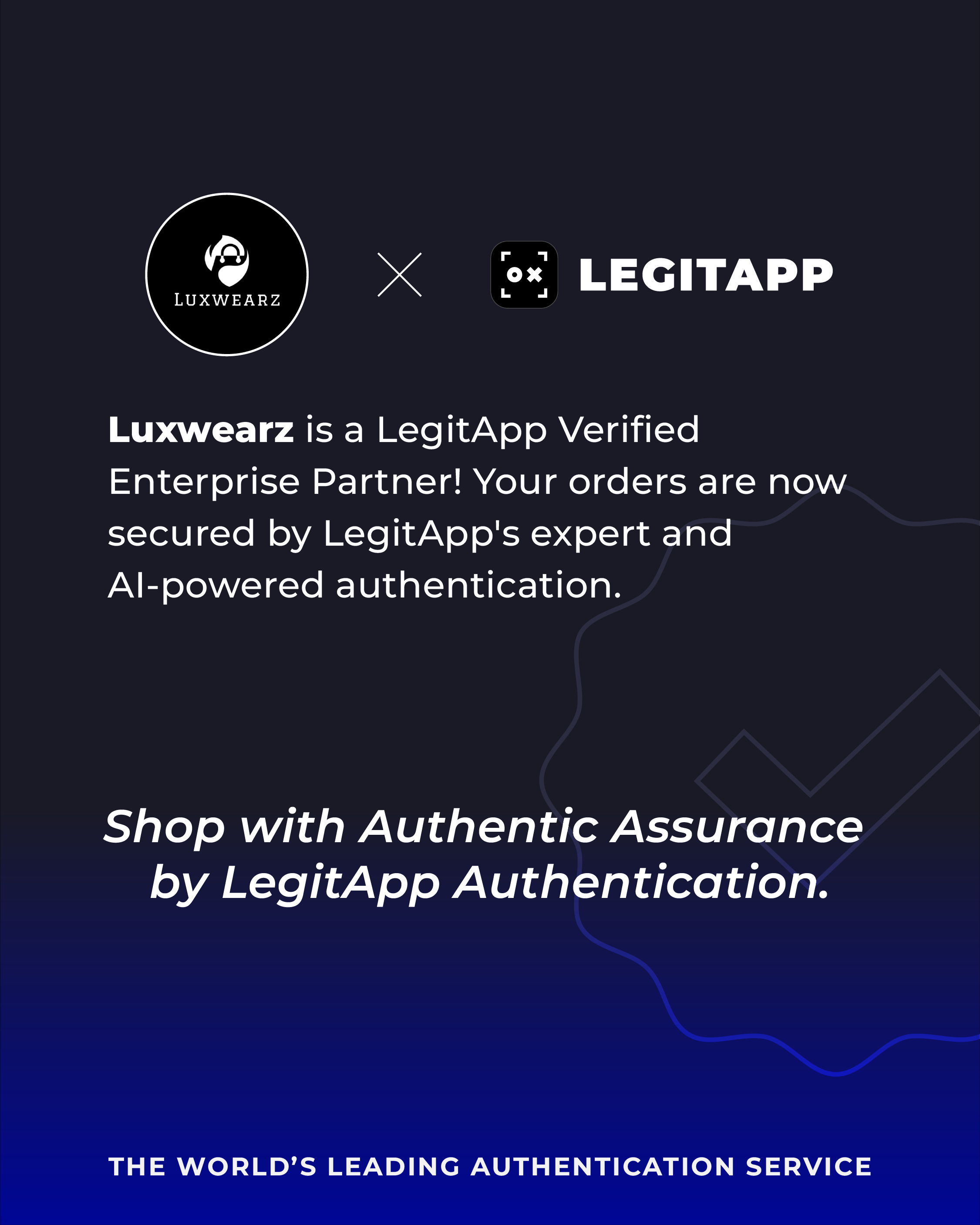 Autentisk bevis i samerbeid med Legit App
